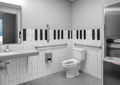 bathroom, public restroom, Interior of Nebraska kids dentist office | Skyline Pediatric Dentistry | Omaha children's dentist in Elkhorn, NE